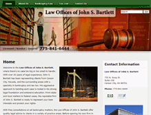 Tablet Screenshot of johnsbartlett.com